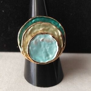 Enamel Circle Ring